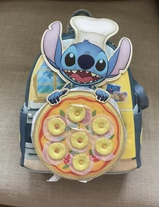 Loungefly Disney Lilo and Stitch Pineapple Pizza Mini Rucksack Exclusive - Bild 1 von 4