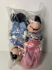 Disney Store 8" Mickey Minnie Prom King Queen Plush Mini Bean Bag With Tags - Picture 1 of 4