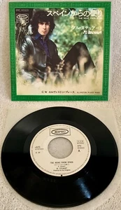 AL STEWART "NEWS FROM SPAIN" ULTRA-RARE 1970 JAPANESE WLP PROMO SINGLE-45 W/PS!! - Picture 1 of 2