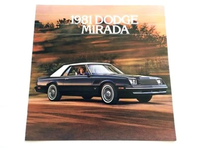 1981 Dodge Mirada Original Car Sales Brochure Catalog - Изображение 1 из 4