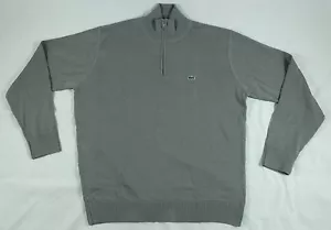 Lacoste Gray Turtleneck Quarter-zip Sweater Size XS 100% Authentic BNWT AH0374 - Picture 1 of 8