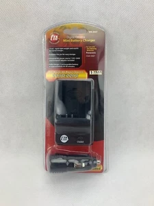 CTA Battery Charger Mini Home & Car AC/DC for Panasonic CGR-S007 CGRS007 MR-S007 - Picture 1 of 3