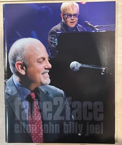 Libro de programa de gira cara a cara de Elton John & Billy Joel (S54) - Imagen 1 de 3
