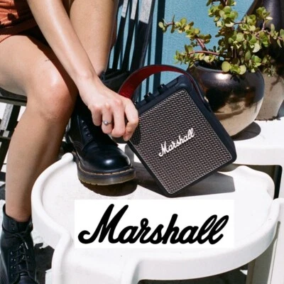 Marshall Stockwell II Portable Bluetooth Speaker - 20 Hr battery Life (Black)  - image 1 of 4