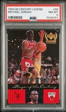 1999 Upper Deck Century Legends #88 Michael Jordan PSA 8 Player Of The Century