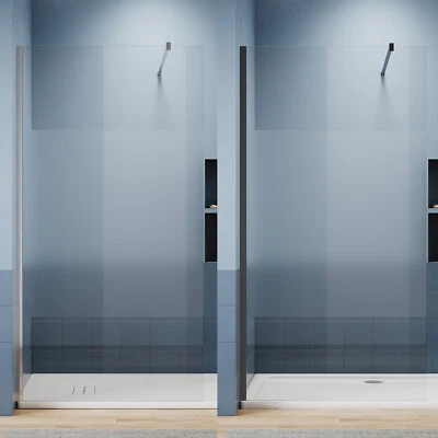 SUNNY SHOWER Ducha a ras de suelo Ducha fija Puerta de vidrio Semi-esmerilado 5/16" Vidrio Foto 1 de 4