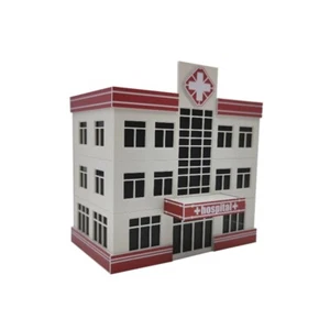 Outland Models Miniatur Kleines Krankenhaus-/Klinikgeb?ude der Stadt 1:64 Spur S - Imagen 1 de 4