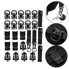25Pieces Bushcraft Climb Backpacking Tactical Molle Attachments D-Ring Clips