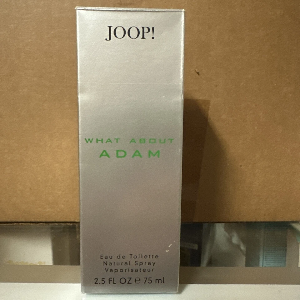 JOOP! WHAT ABOUT ADAM Men Cologne 2.5oz-75ml EDT Spray RARE-VINTAGE - Image 1 of 1