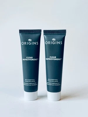 Lote de 2 Origins Clear Improvement Rich Purificante Carbón Mascarilla 15 ml cada una NUEVO Foto 1 de 2