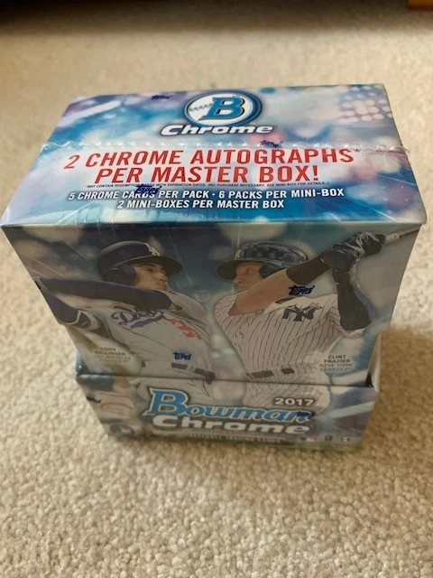 2017 Bowman Chrome Baseball Hobby box - Image 1 of 1