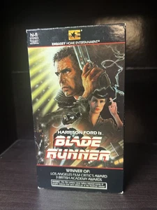 Blade Runner (VHS, 1987) Embassy Not Rated Directors Cut Version Harrison Ford - Picture 1 of 8