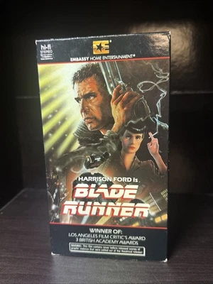 Blade Runner (VHS, 1987) Embassy Not Rated Directors Cut Version Harrison Ford - Image 1 of 4