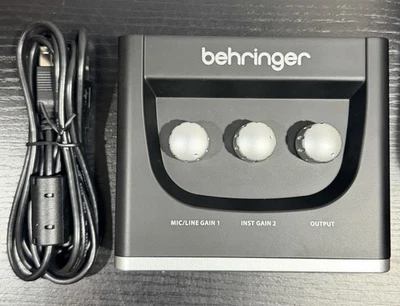 Behringer U-Phoria UM2 USB Audio Interface Untested For Parts And Repairs +Cable - Image 1 of 4