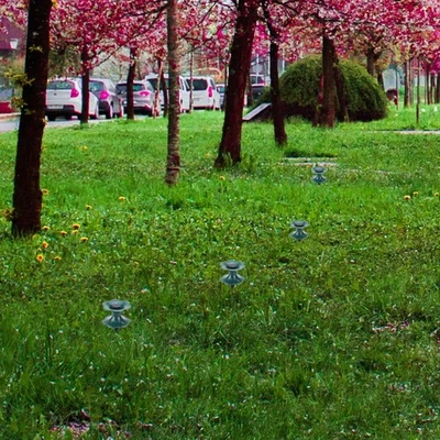 4 Pcs Watering Pipe Wheel Hose Protector Garden Guide for Guides with Roller ? - Image 1 of 4