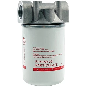 Fuel Filter 30micron 1"NPT High Flow Spin-on Cartridge Style For Gasoline Diesel - Bild 1 von 7