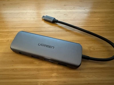 USED: UGREEN USB-C to 4 Port USB 3.0 Hub (1 USB-C to 4 USB 3.0 Ports) - Image 1 of 3