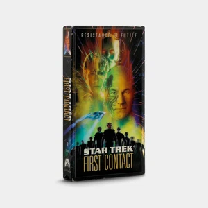 Star Trek: First Contact (VHS, 1997) Holo Cover - Bild 1 von 1