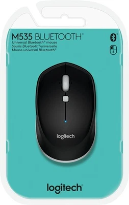 Logitech M535 Bluetooth Mouse Wireless for PC Mac Android Gray/Black -NEW Sealed - Image 1 of 4