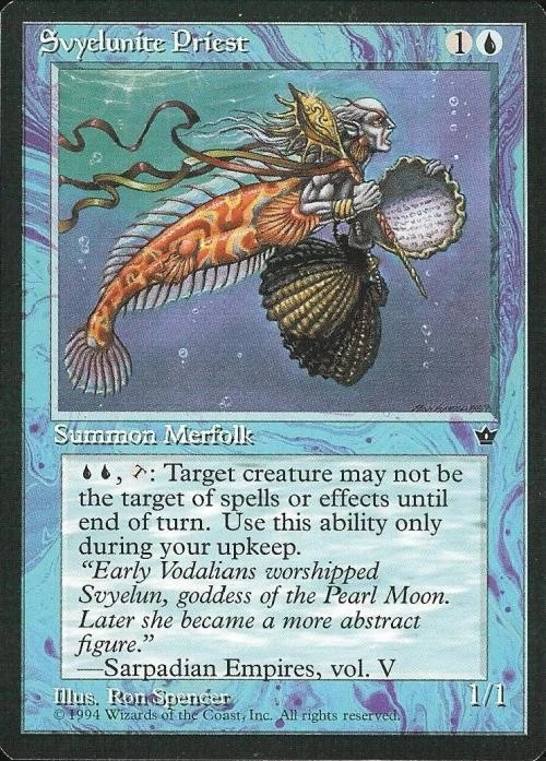 Svyelunite Priest - Medium Play MTG Fallen Empires - Image 1 of 1