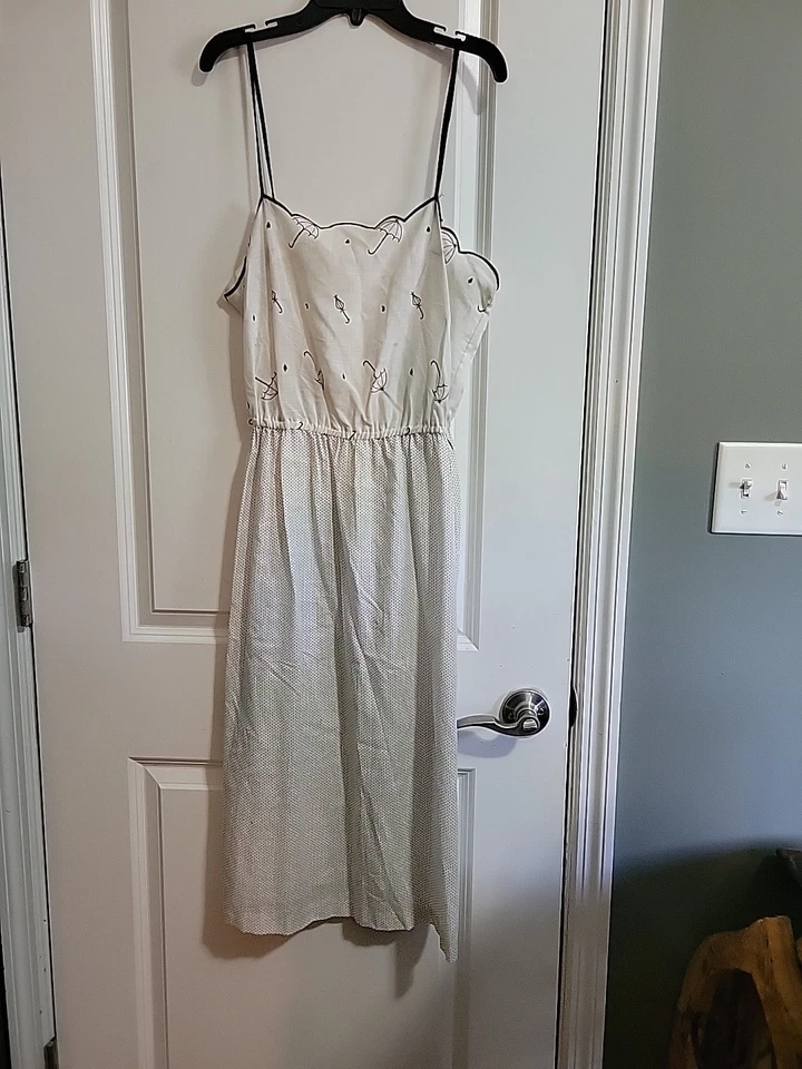 Vintage Handmade Women's Parasol Umbrella DRESS Size XS - Image 1 of 2