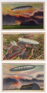 GOODYEAR ZEPPELIN POSTCARD COLLECTION  - Picture 1 of 2
