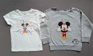 Monica + Andy D100 Disney Mickey Mouse Minnie Fireworks Tee Sweatshirt Kids 4t 4 - Picture 1 of 5