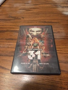 31 (DVD, 2016) Rob Zombie film Death Is The Only Escape - Imagen 1 de 4