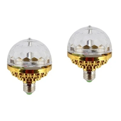  2 Count Disco Partylicht Mini Led Leuchte Rotierendes Bühnenlicht - Bild 1 von 4