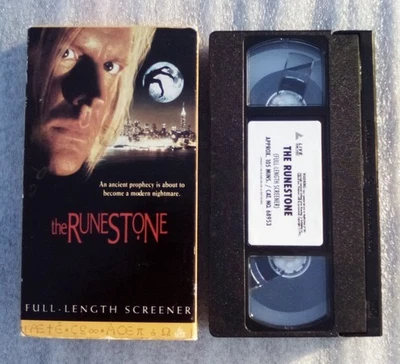 The Runestone (Demo VHS 1991) SCREENING/PROMO Supernatural Horror Joan Severance - Image 1 of 4