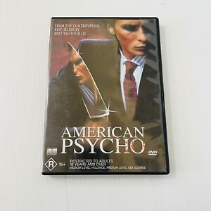 American Psycho Movie Dvd Region 4 Christian Bale Horror Thriller