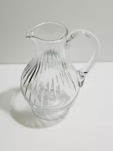 Baccarat France Crystal Massena 40 OZ Pitcher 9 1/4" Etched Signature. - Picture 1 of 11