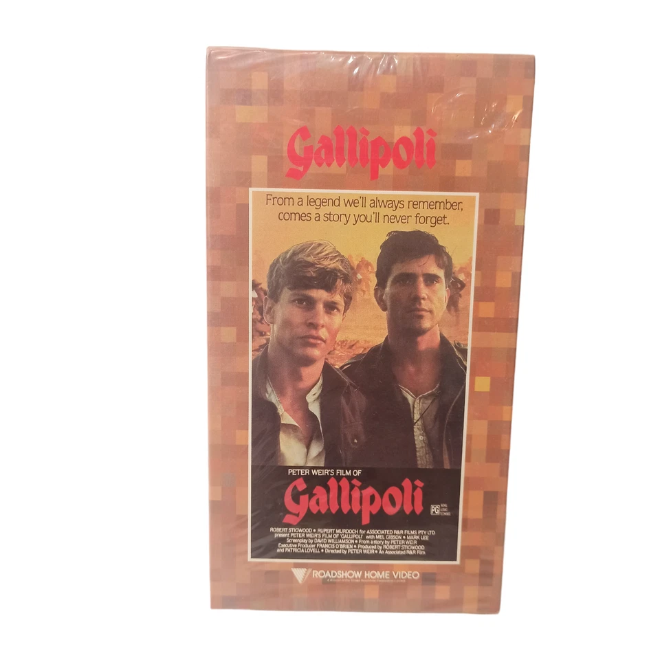Gallipoli Peter Weir's VHS Video Mel Gibson 1981