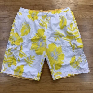 US Polo Assn Swim Trunks Size XL White And Yellow Style 104523P6 - Picture 1 of 12