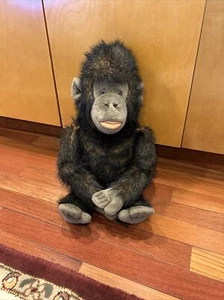 Cima 18” Sitting Chicco Gorilla Plush Animal Excellent Condition - Picture 1 of 13