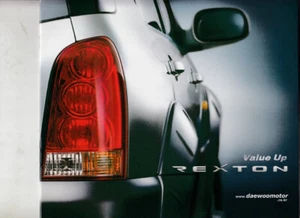 2002 DAEWOO REXTON Korean 24p Brochure GM DAEWOO KDM in Korean SSANGYONG - Picture 1 of 6