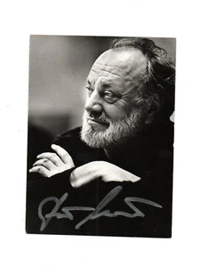 Kurt Masur SIGNED photo orchestra conductor New York Philharmonic 1991 to 2002 - Picture 1 of 3