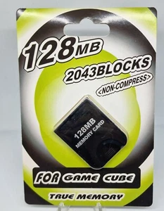 Nintendo Game Cube - Tarjeta de memoria 128 MB True Memory - 2043 bloques - Imagen 1 de 1