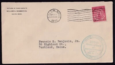 US #682 MASSACHUSETTS BAY COLONY SEAL FIRST DAY COVER 1930 - Image 1 of 2