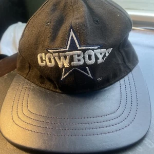 Gorra de cuero NFL Dallas Cowboys Jeff Hamilton RARA de colección - Imagen 1 de 7