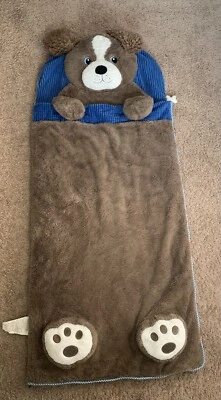 Hug Fun 睡眠小狗毛绒拉链睡袋野营 66 x 28 2022 — 第 1/2 张图片