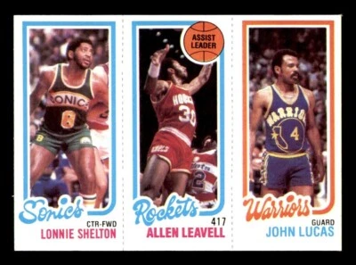 1980 Topps Basketball #152 Shelton Leavell Lucas NM/MT *e10 - Image 1 of 2