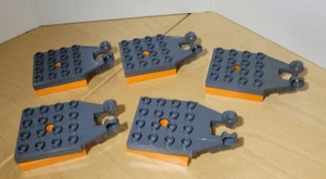 Lego Duplo Artikel Kran/Bulldozer Drehteller drehbar 4x4 orange & dunkelgrau Menge 5 - Bild 1 von 4