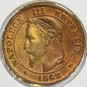France 1862 K 2 Centimes Eagle animal 298091 combine shipping - Picture 1 of 2