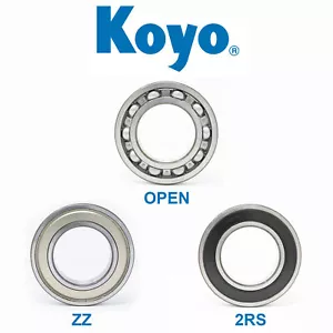 More details for koyo bearing 6000 - 6307 series - open - 2rs - 2z - c3 - *choose your size* brgs