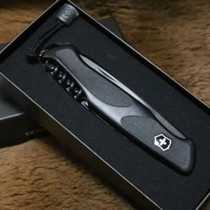 VICTORINOX Swiss Army Knife Onyx Black Camping Tool Special Edition - Picture 1 of 4