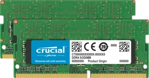 Crucial DDR4 64GB KIT (2X32GB) 3200Mhz 1.2V CL22 SR x8 Unbuffered Non-ECC SODIMM - Picture 1 of 1