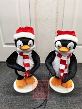 Gemmy 23” Animated Dancing & 2 Sing-guins Penguins Replacement Trio Band