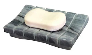 Stone Soap Dish For Bath Tub Wash Basin Kitchen Case Holder - Picture 1 of 5