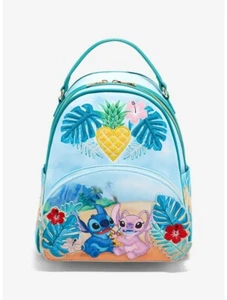 Disney Lilo & Angel, Lilo And Stitch Pineapple Mini Backpack - Picture 1 of 7